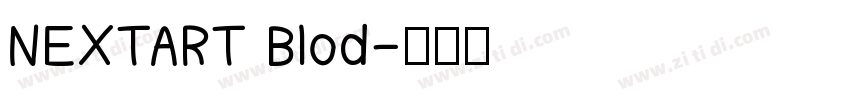 NEXTART Blod字体转换